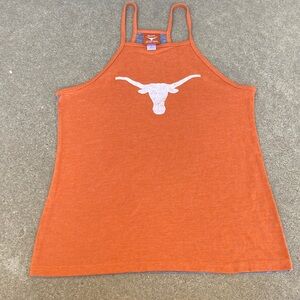 Women’s Authentic Apparel WE ARE TEXANS Texas Longhorns Halter Tank Top Size M